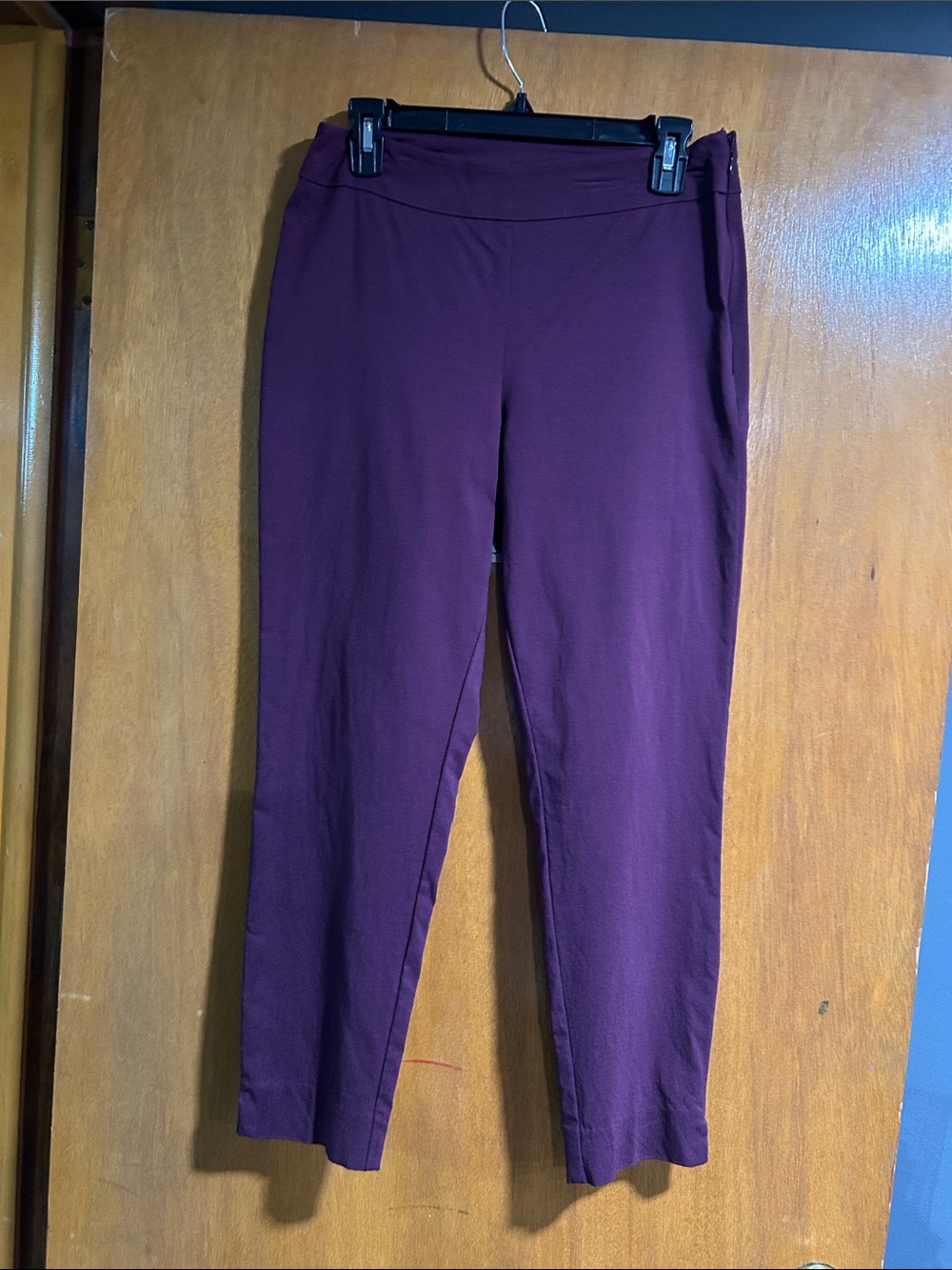 Time and Tru Plum Skinny Pull-On Pants